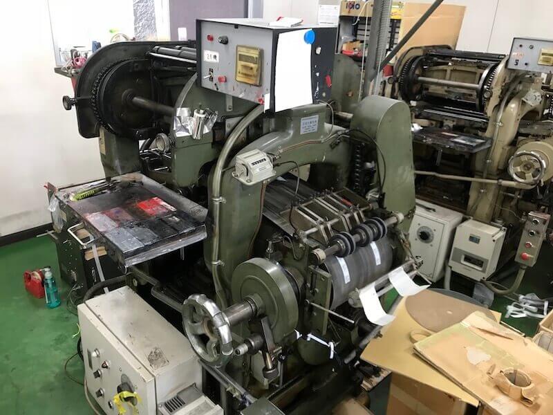 凸版印刷の機械